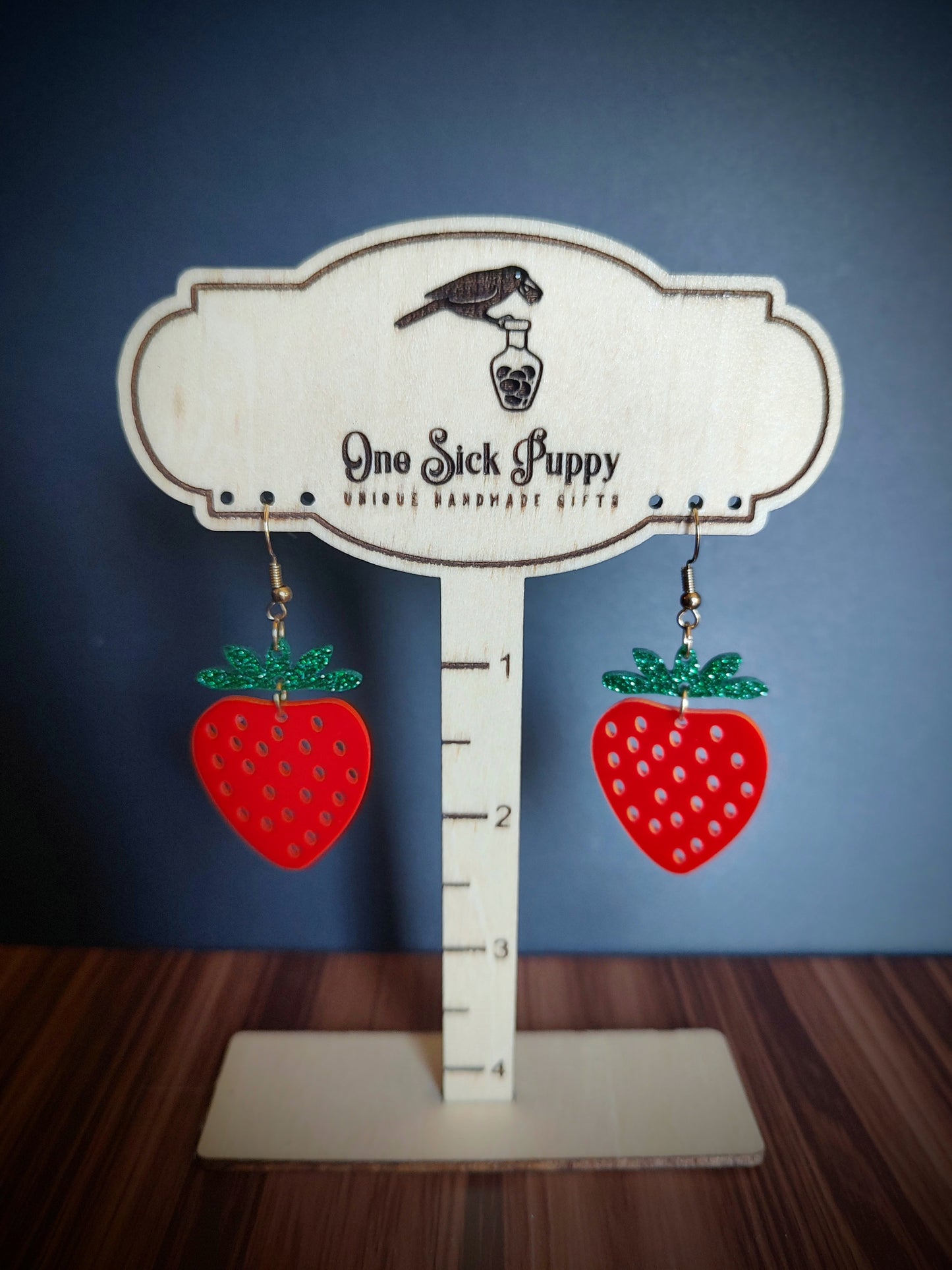 Strawberry Dangle Earrings