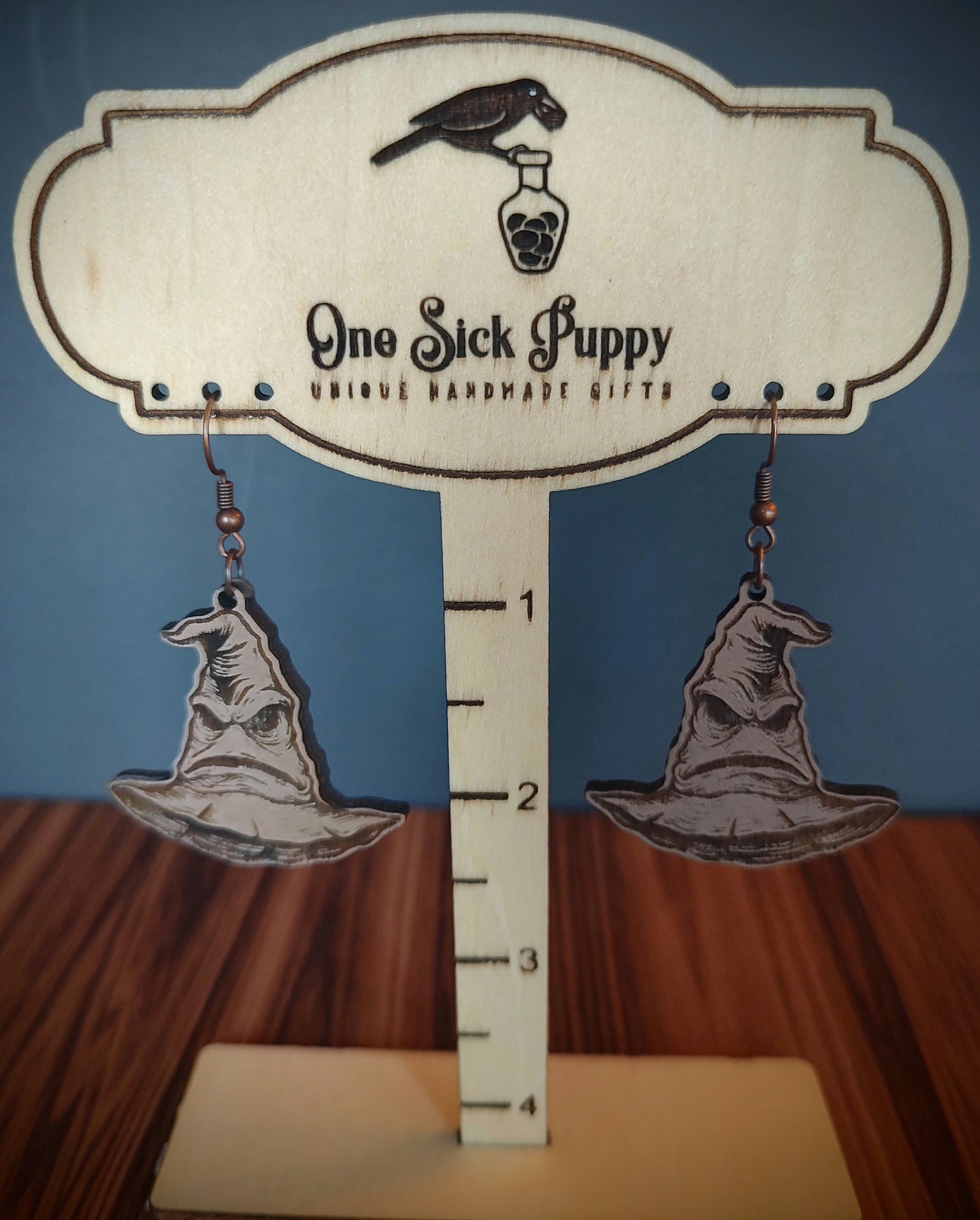 Sorting Hat Dangle Earrings