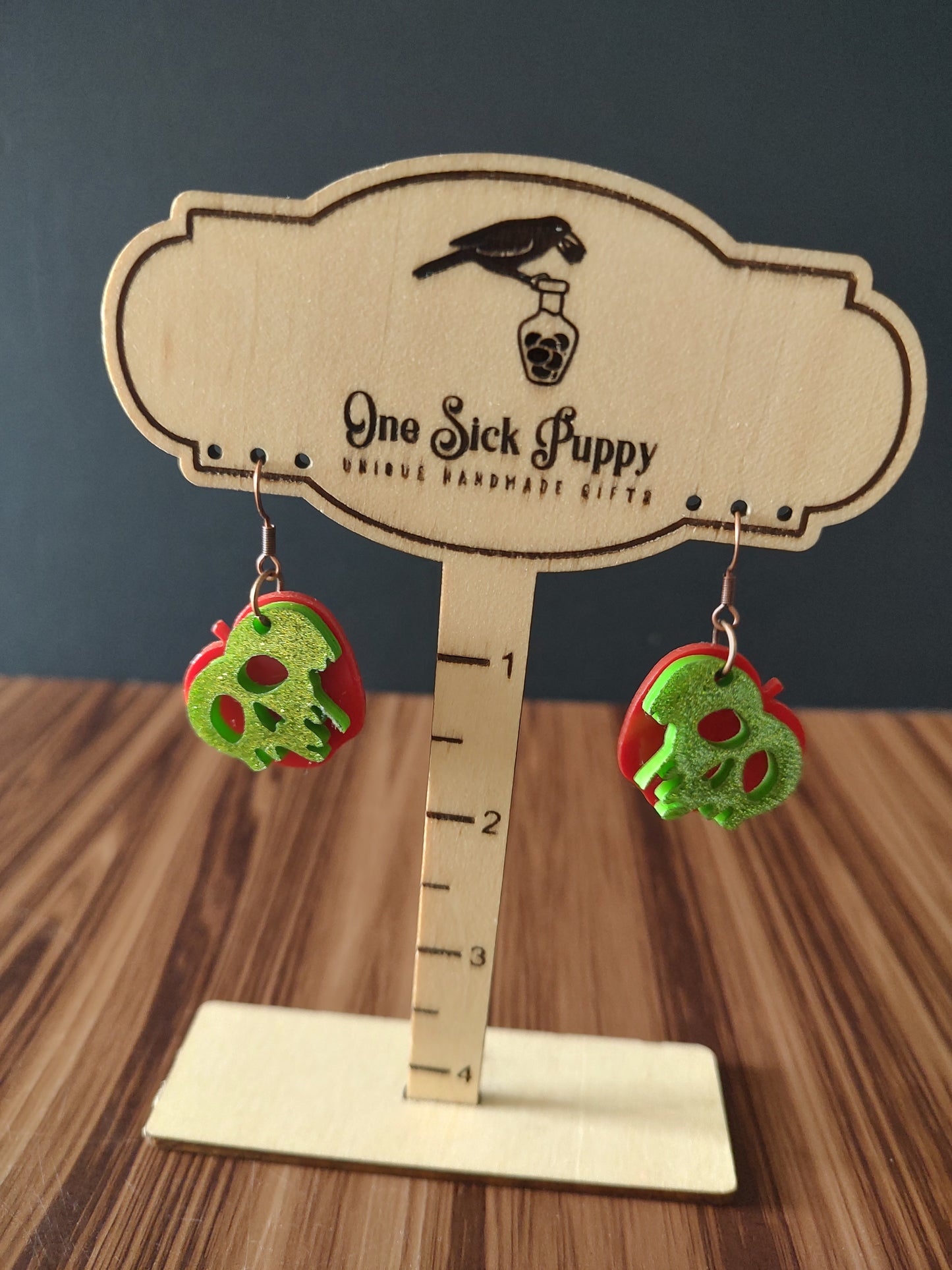 Poison Apple Dangle Earrings