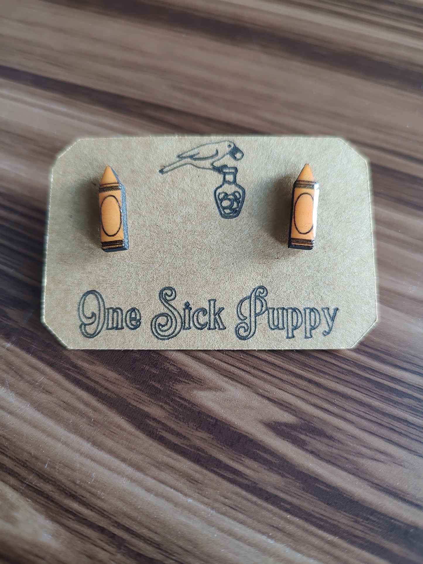 Crayon Stud Earrings