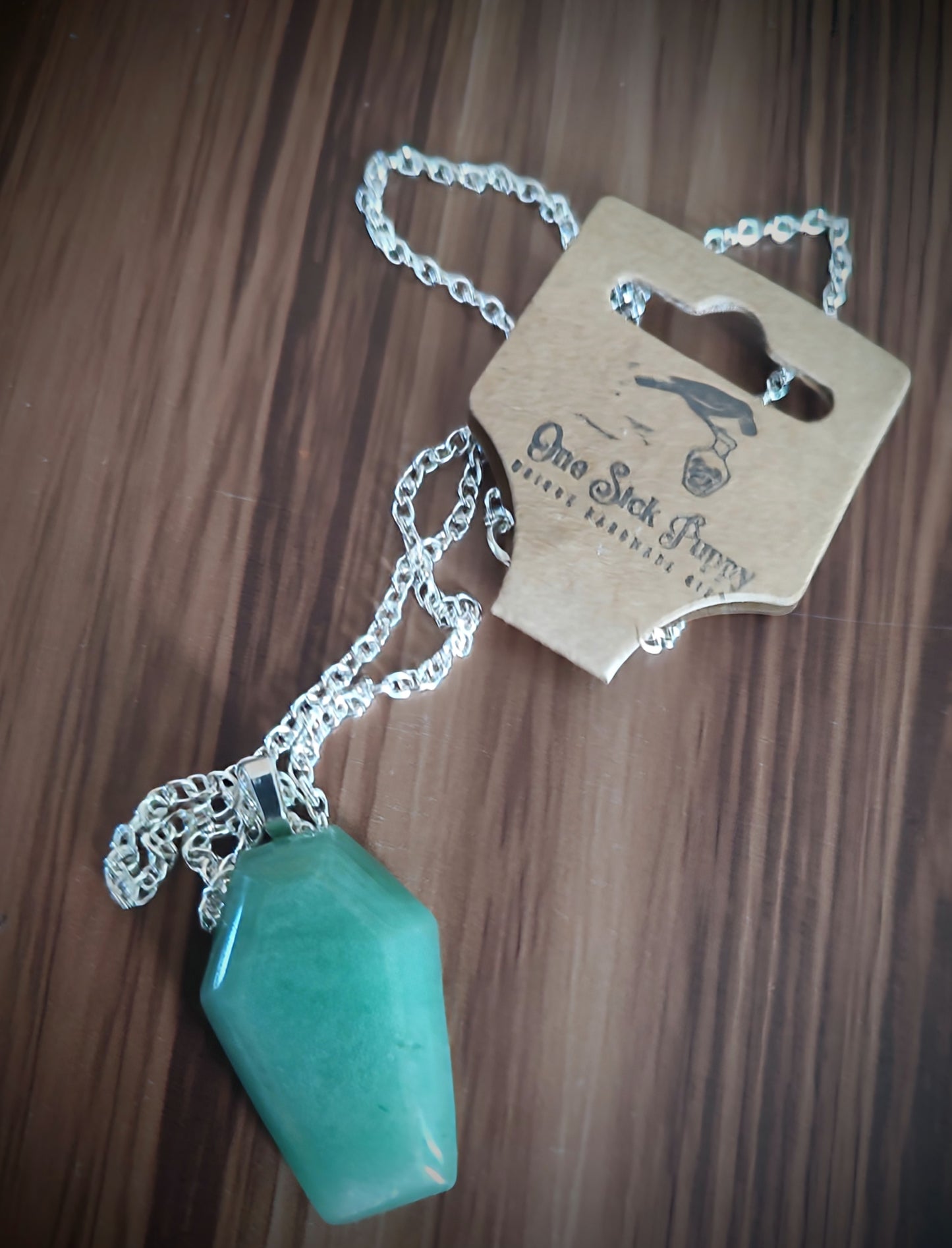 Polished Coffin Stone Necklaces