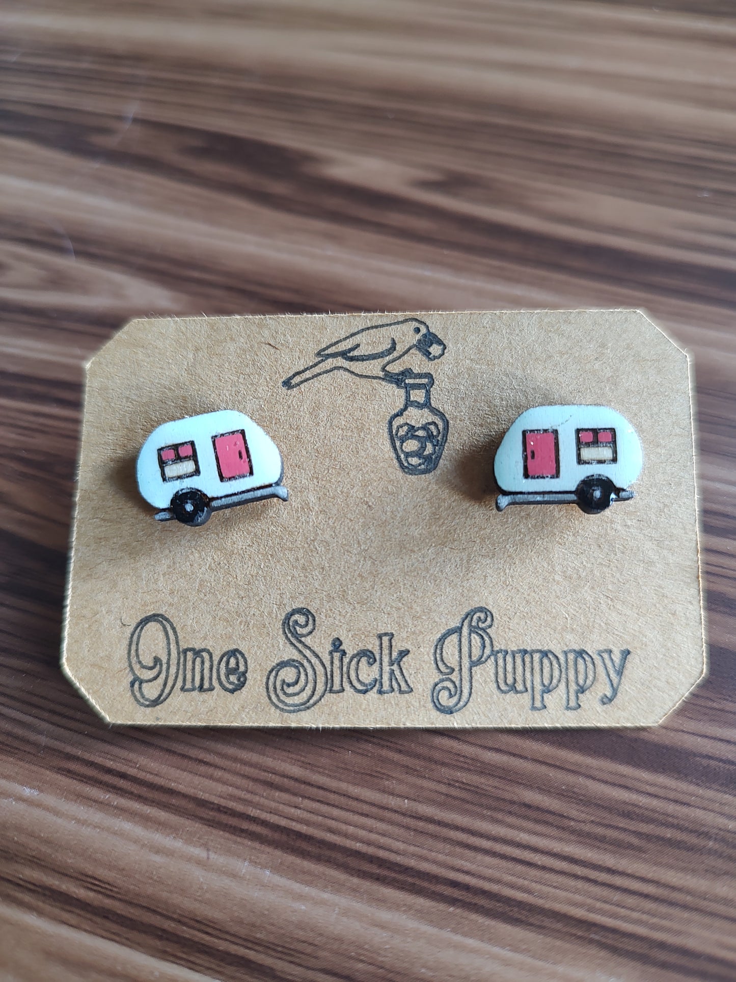 Camper Stud Earrings