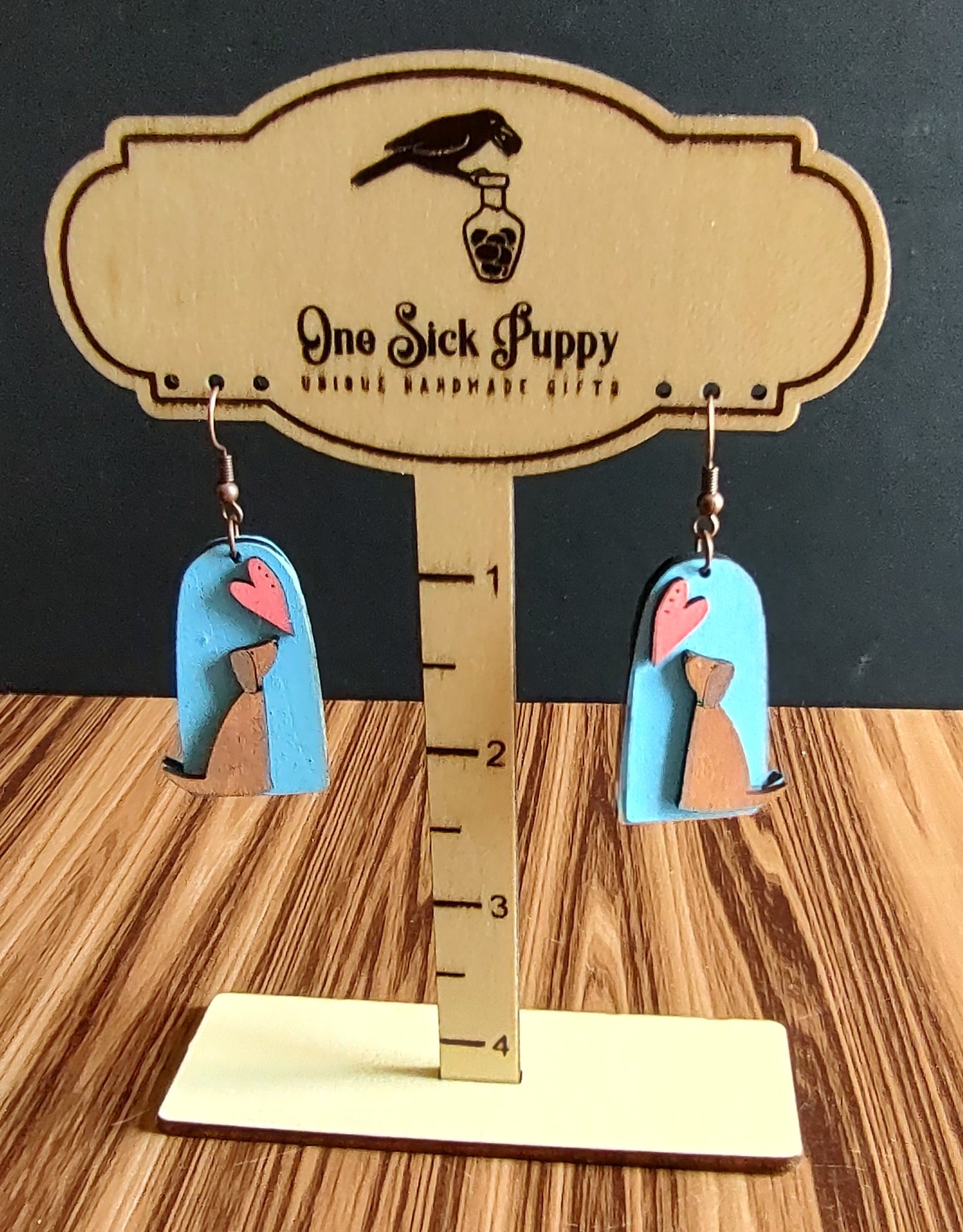 Puppy Love Dangle Earrings