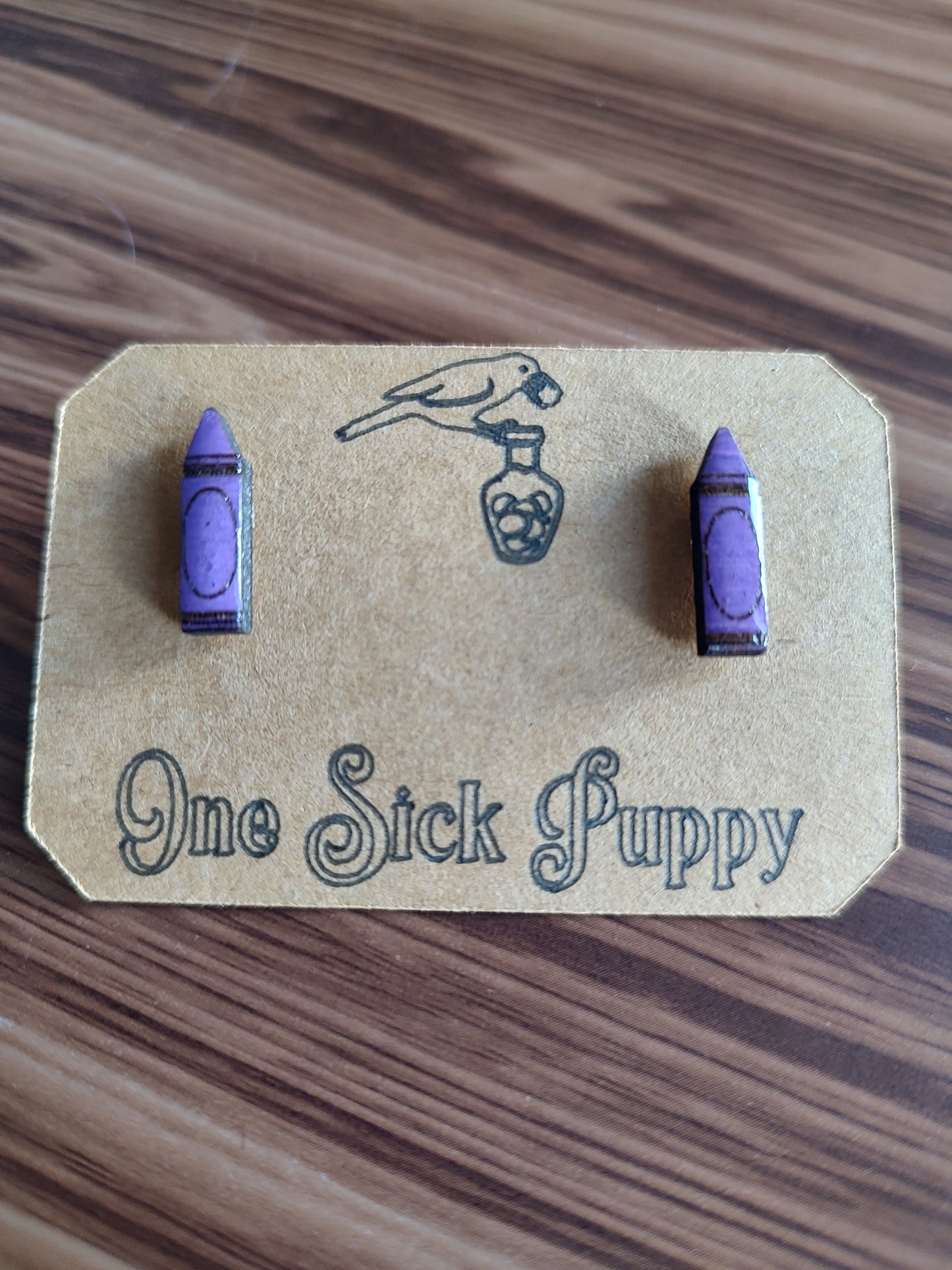 Crayon Stud Earrings