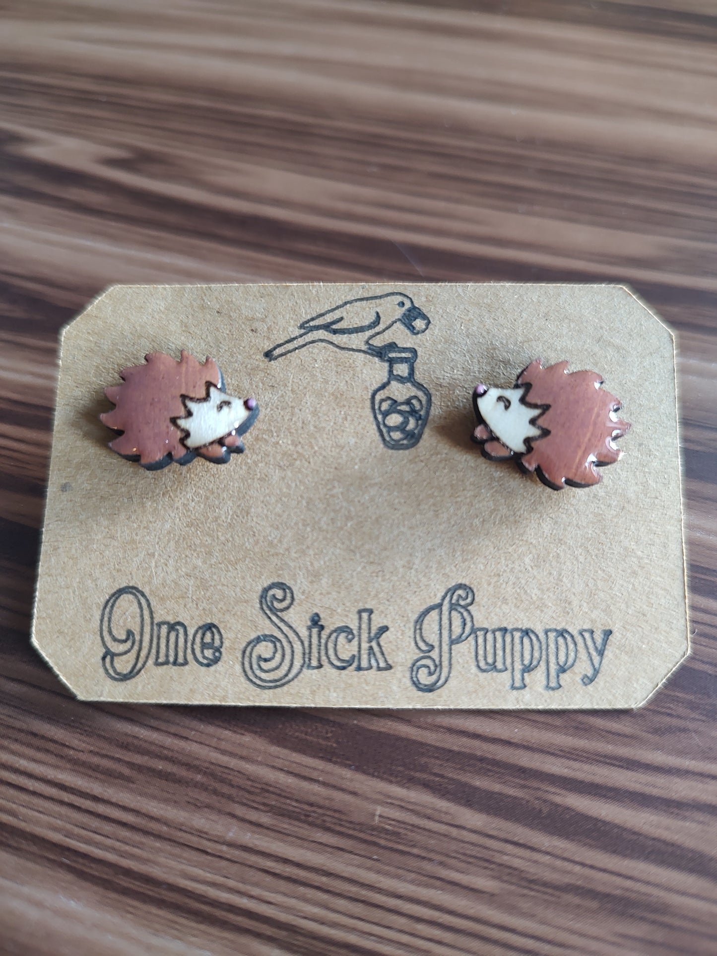 Hedgehog Stud Earrings