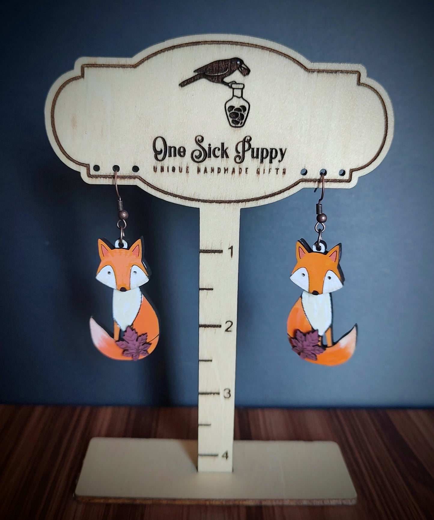 Fox Dangle Earrings
