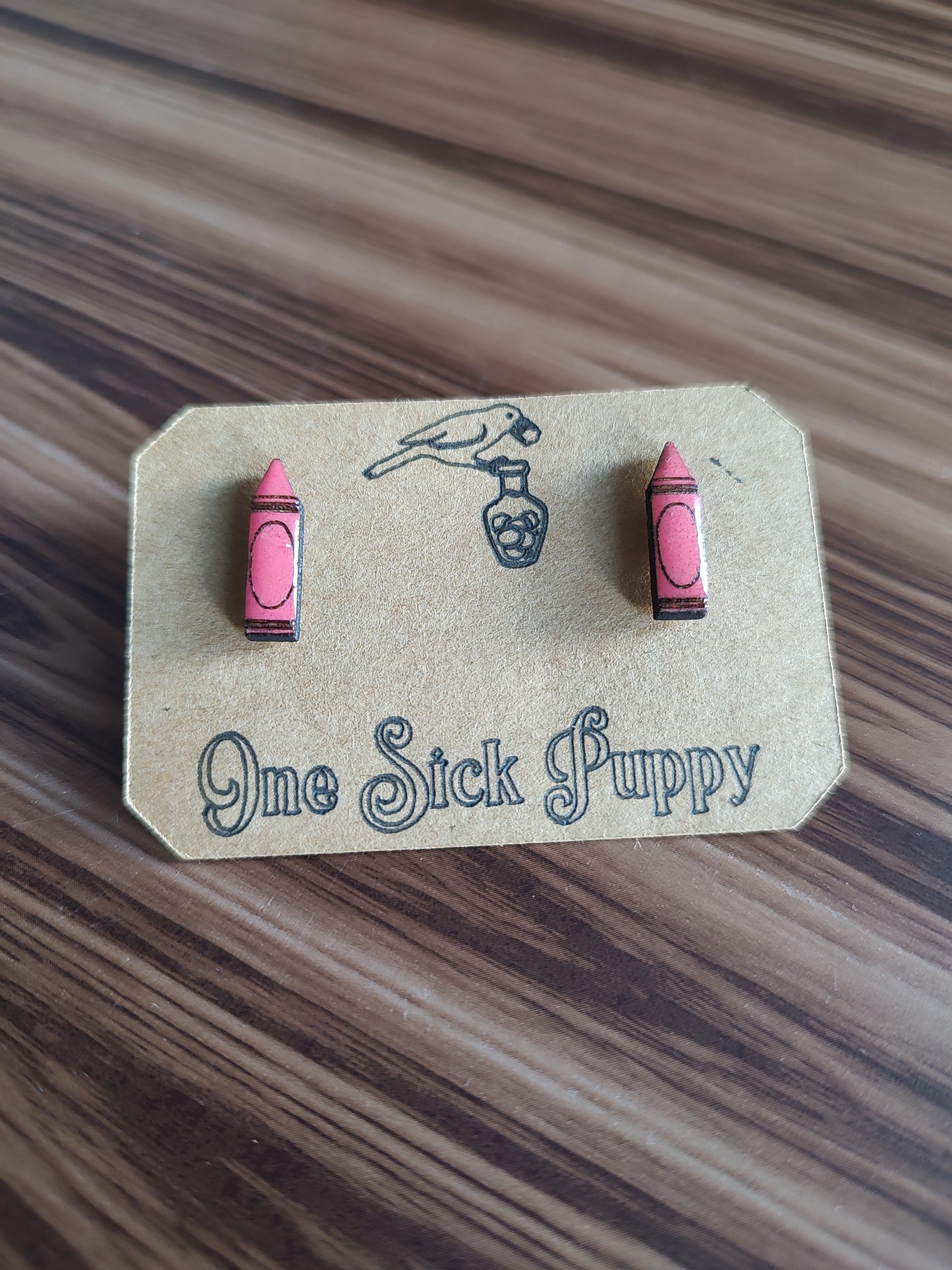 Crayon Stud Earrings