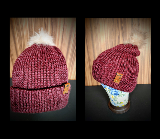 Solid Pom-Pom Hats