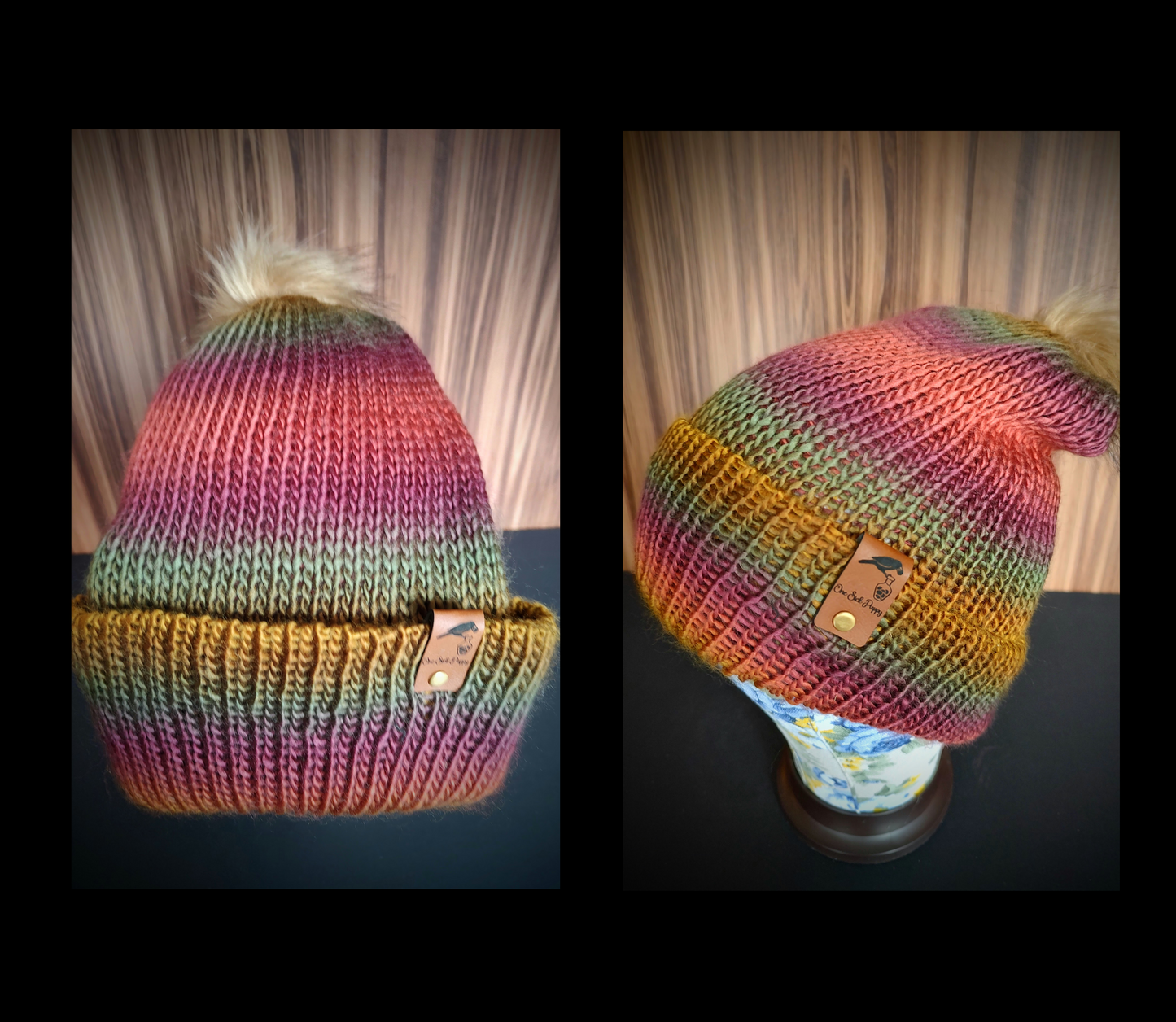 Multi Colored Pom-Pom Hats