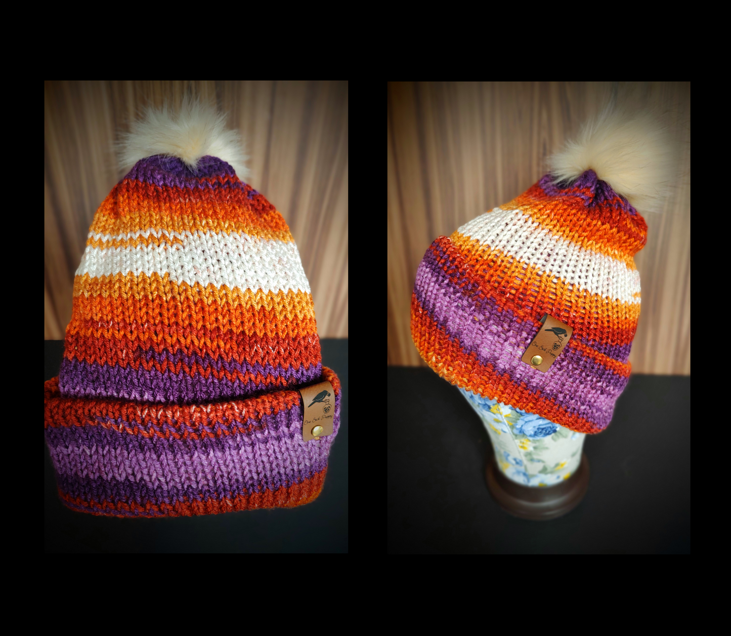 Multi Colored Pom-Pom Hats