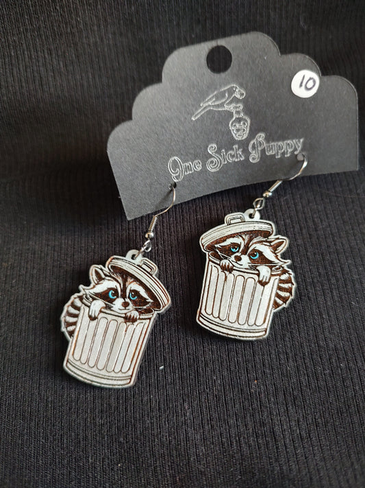 Trash Panda Earrings