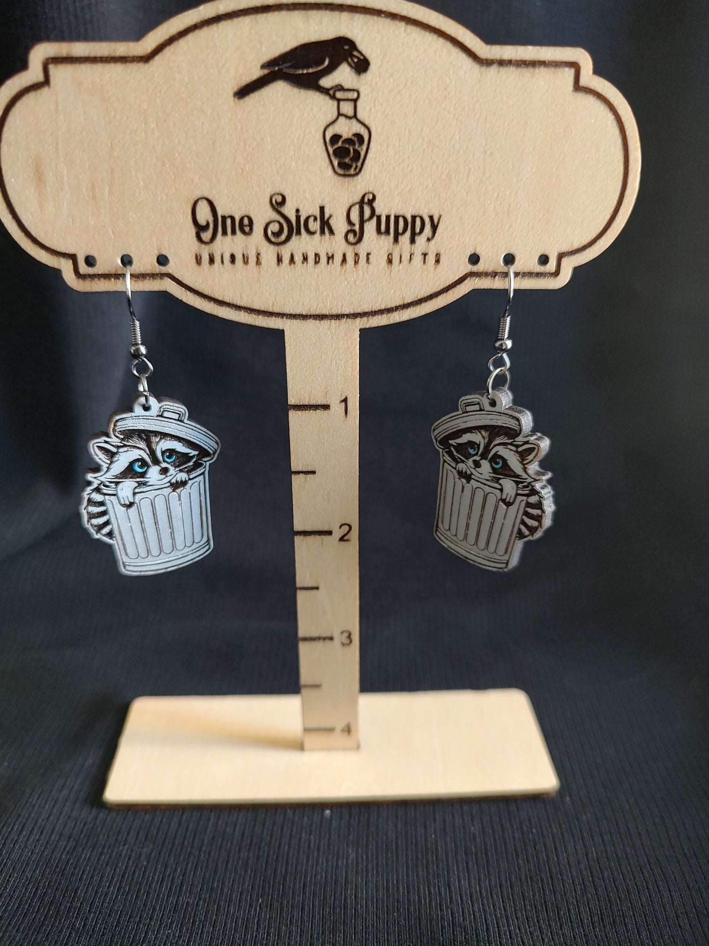 Trash Panda Earrings