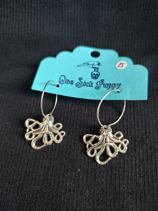 Octopus Earrings