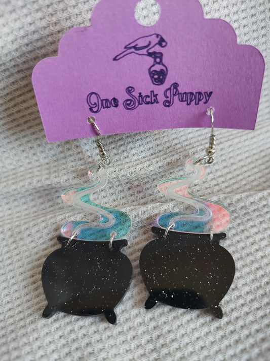 Cauldron Dangle Earrings