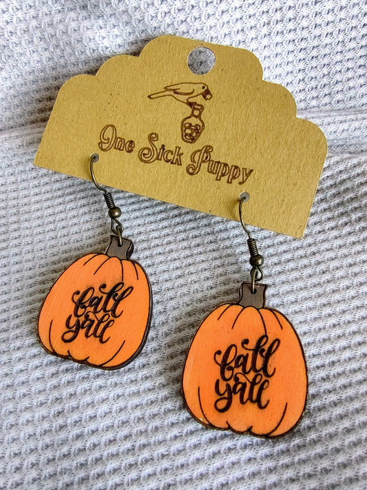 It's Fall Y'all Dangle Earrings