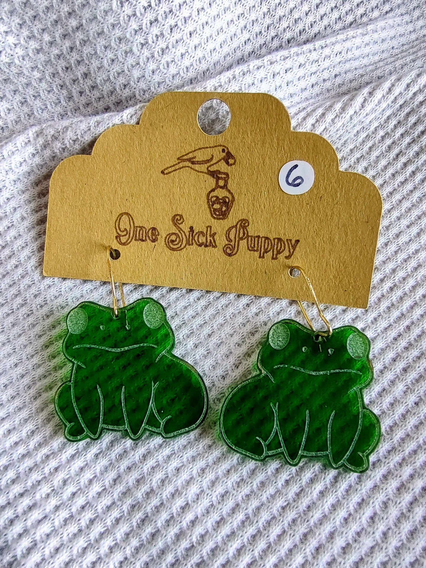 Froggy Dangle Earrings