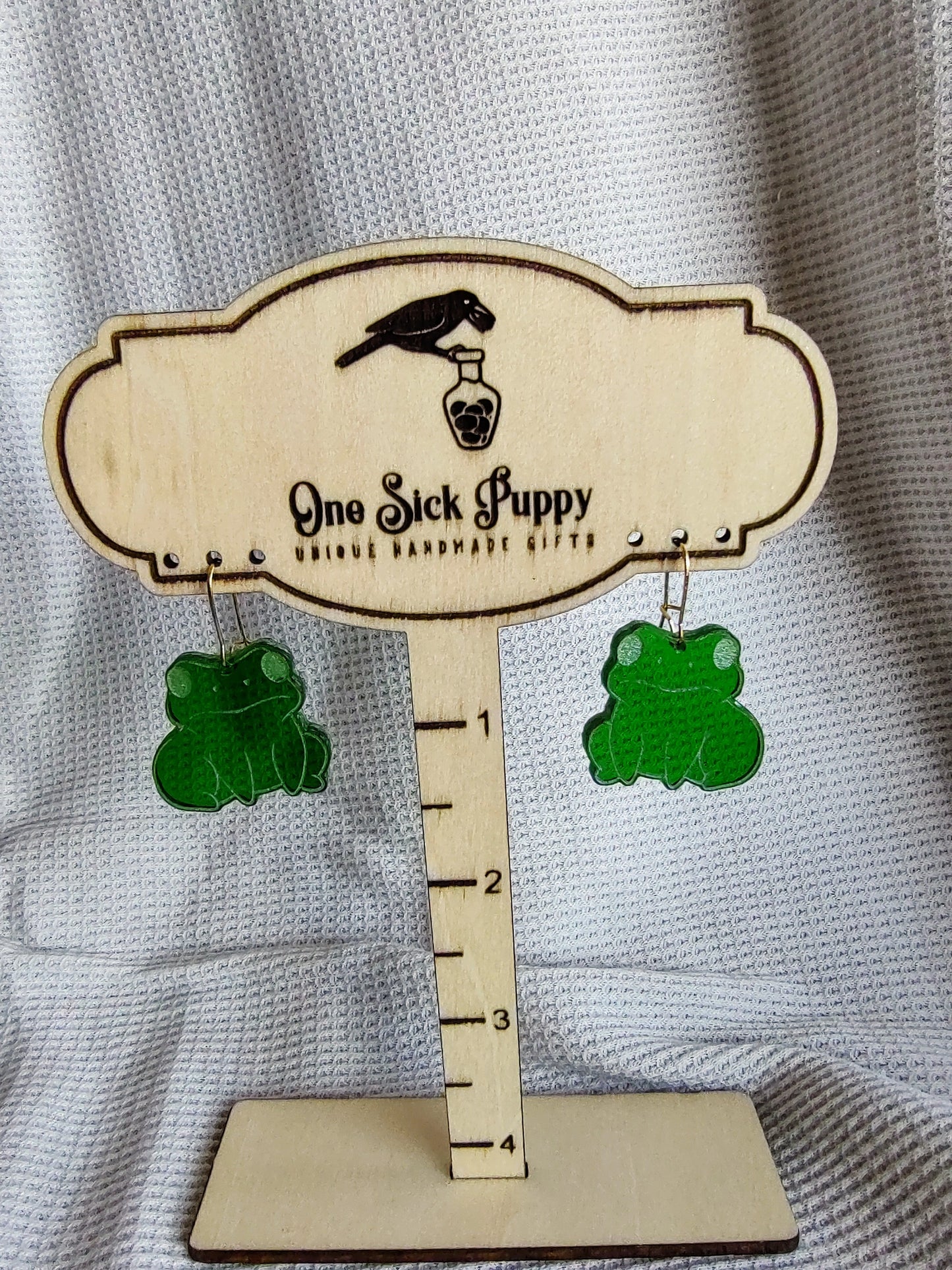 Froggy Dangle Earrings