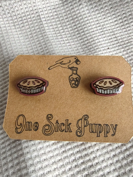 Apple Pie Stud Earrings