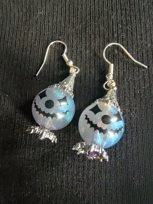 Glow In The Dark Clown Earrings