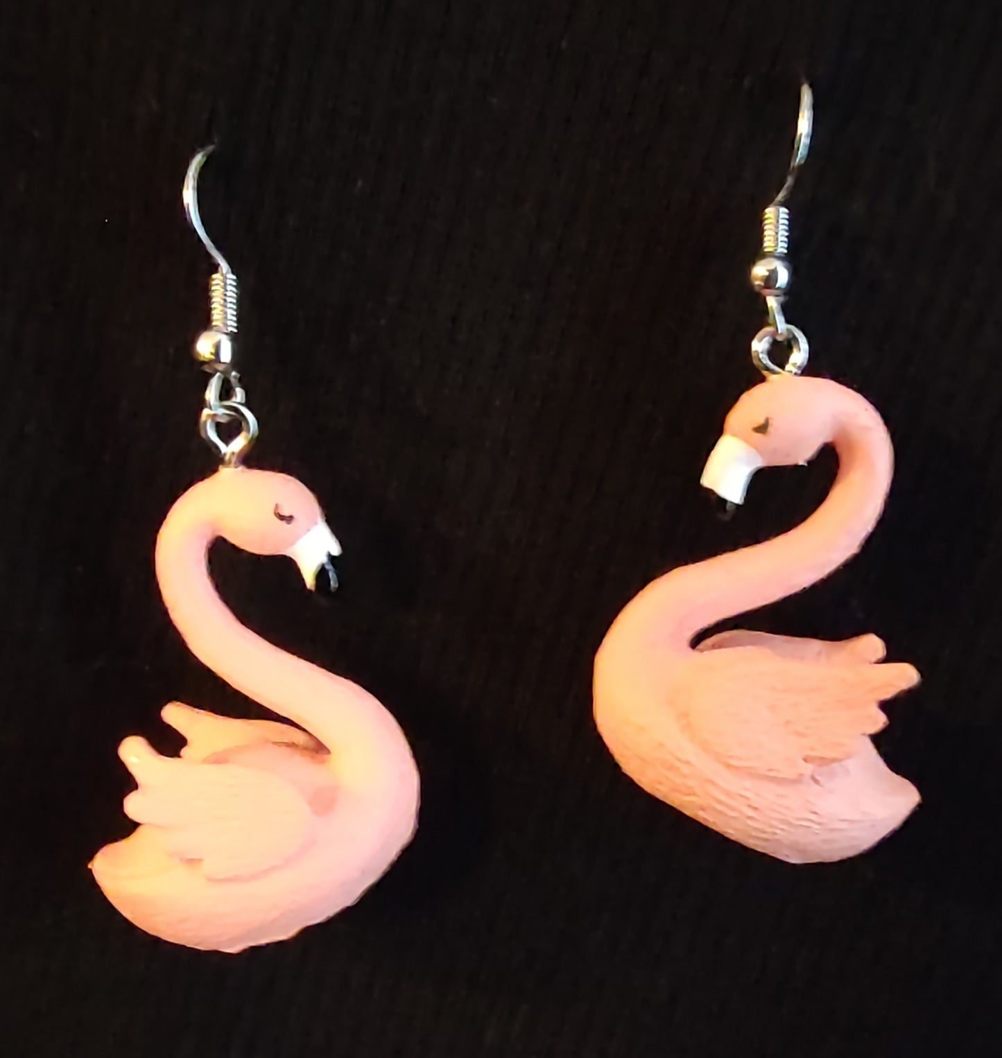 3D Flamingo Earrings