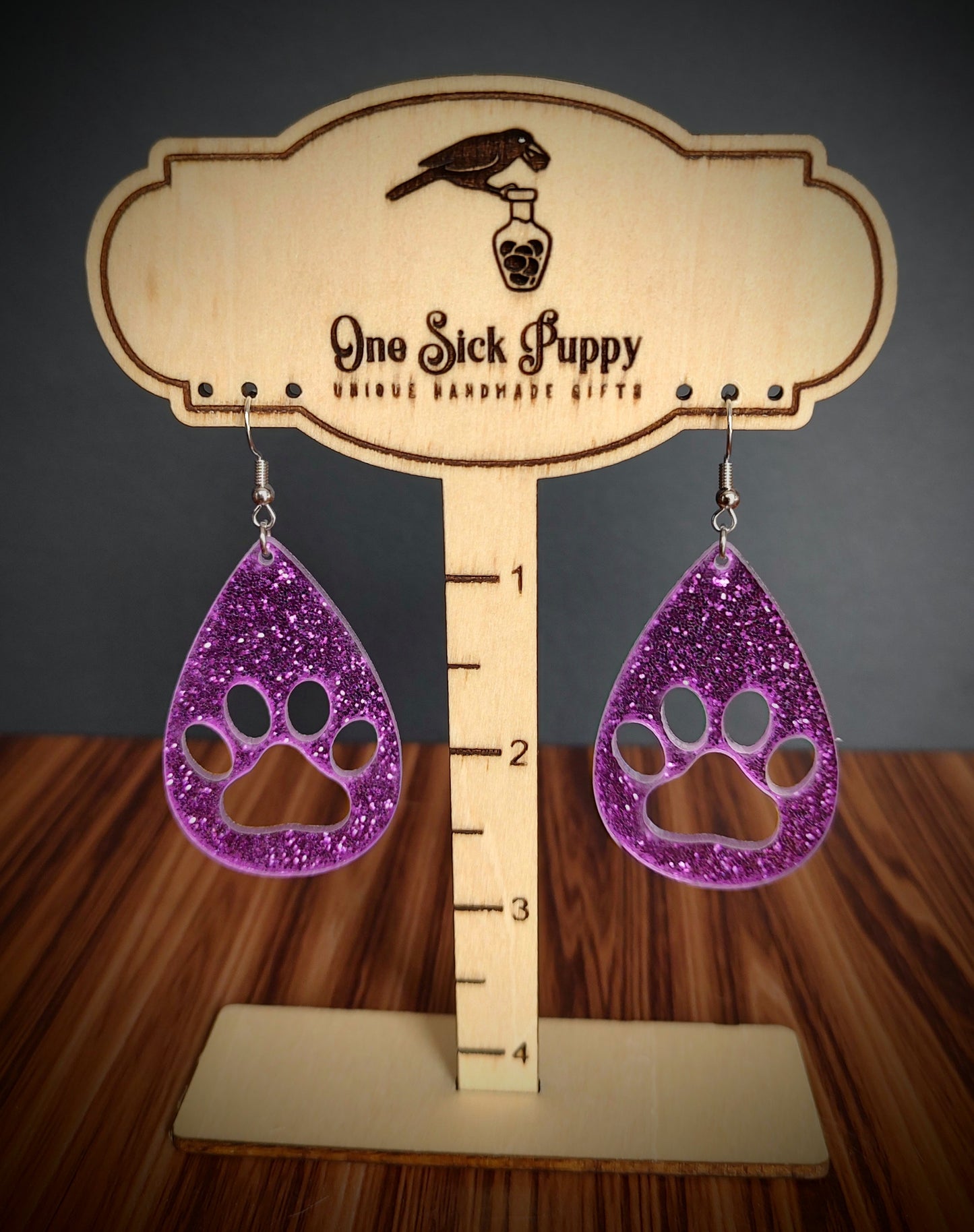 Paw Print Earrings