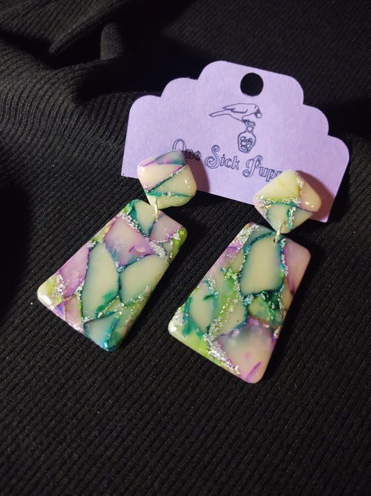 Spring Mosaic Dangles