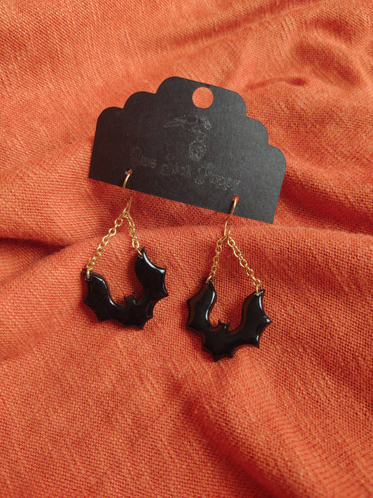 Bat Dangle Earrings