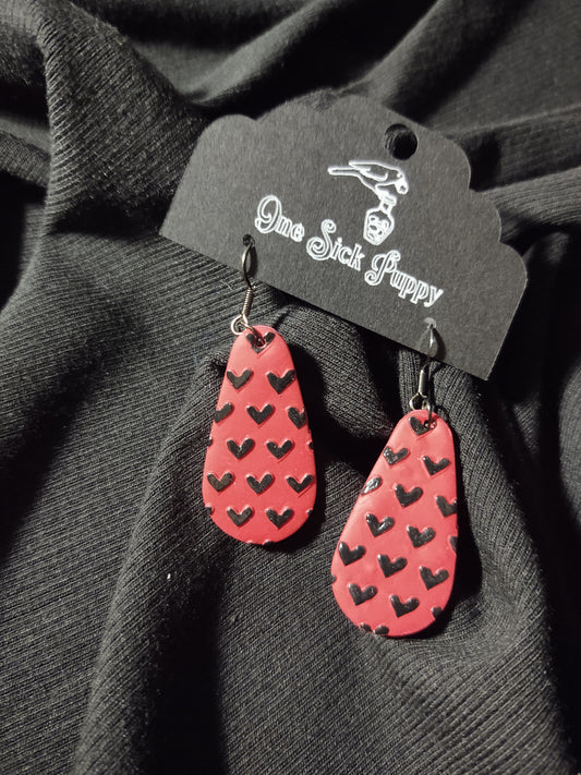 Heart Drop Dangles