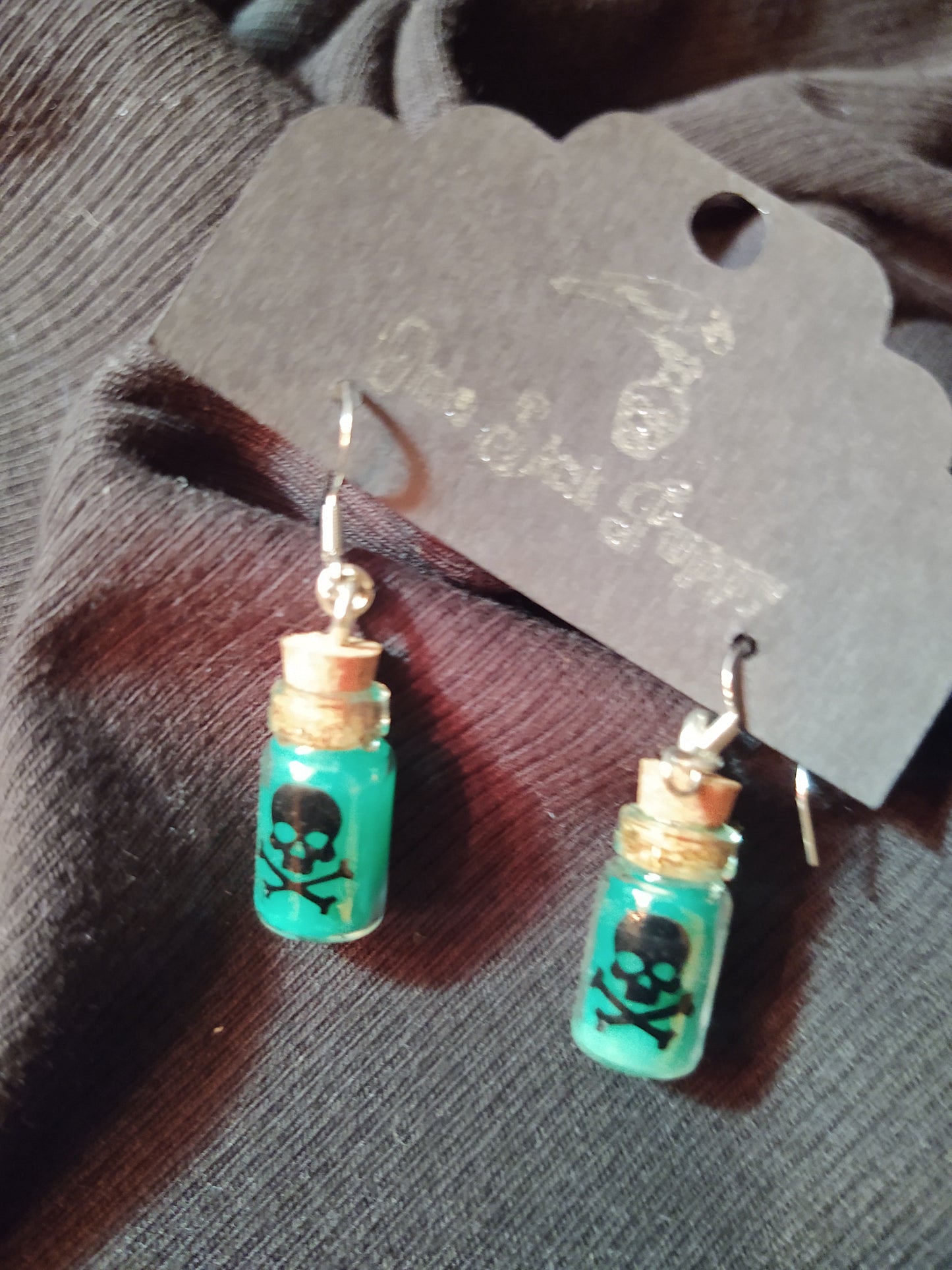 Toxic Blue Glow Dangles
