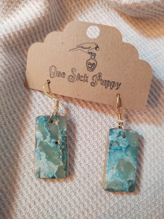 Ocean Waters Dangle Earrings