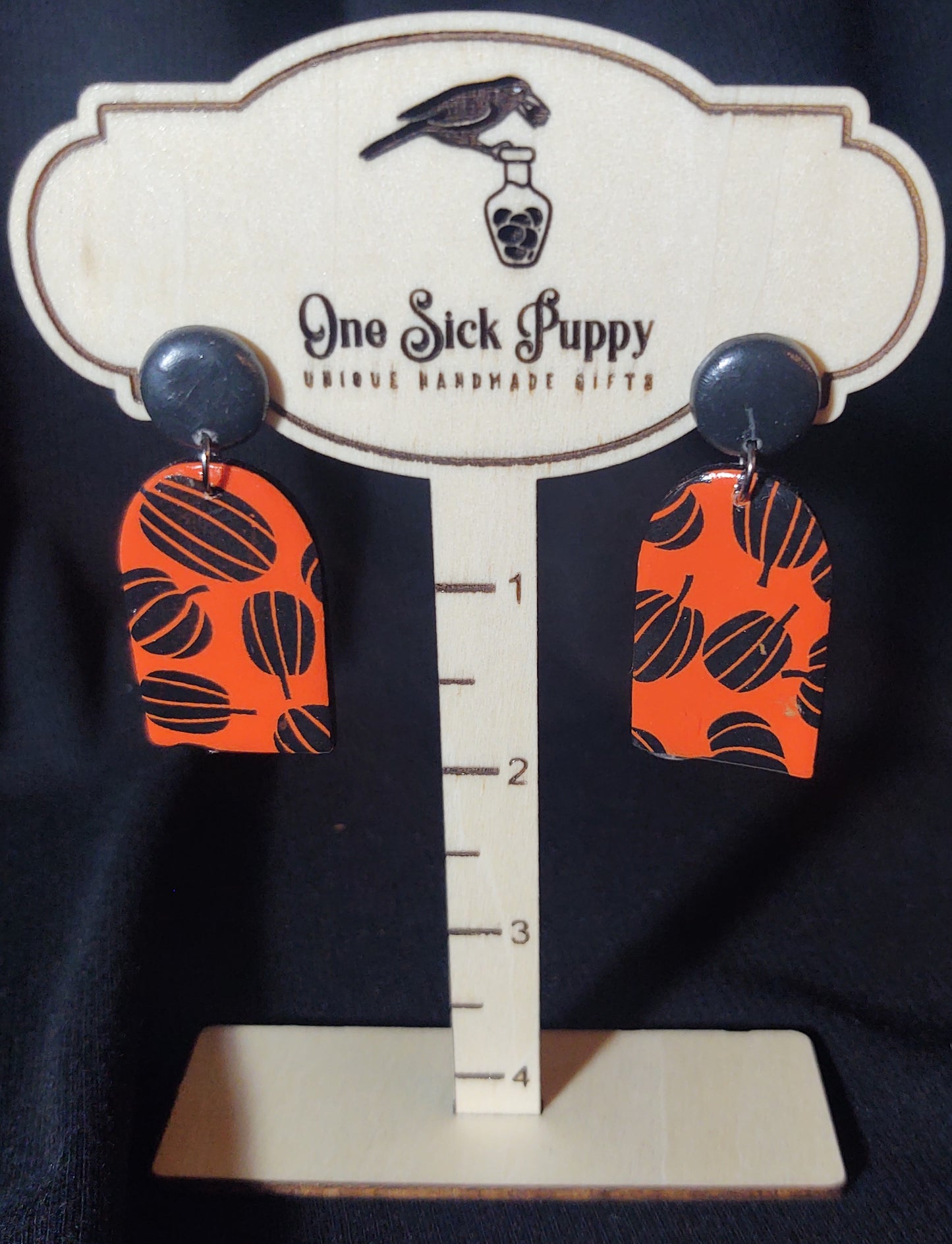 Pumpkin Tomb Dangles