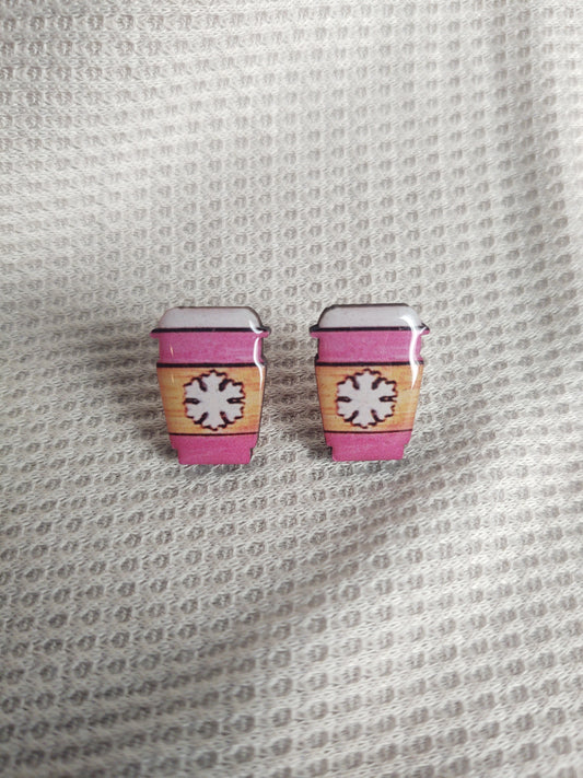 Winter Latte Studs