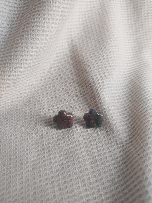 Galaxy Flower Studs