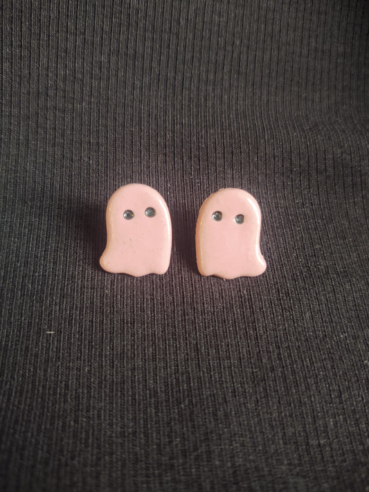 Ice Cream Ghost Studs