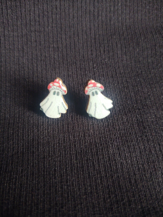 Mushroom Ghost Studs
