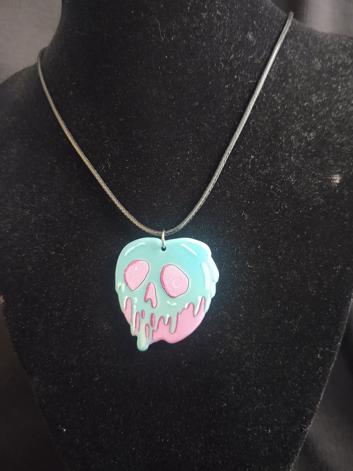 Pastel Poison Apple Necklace