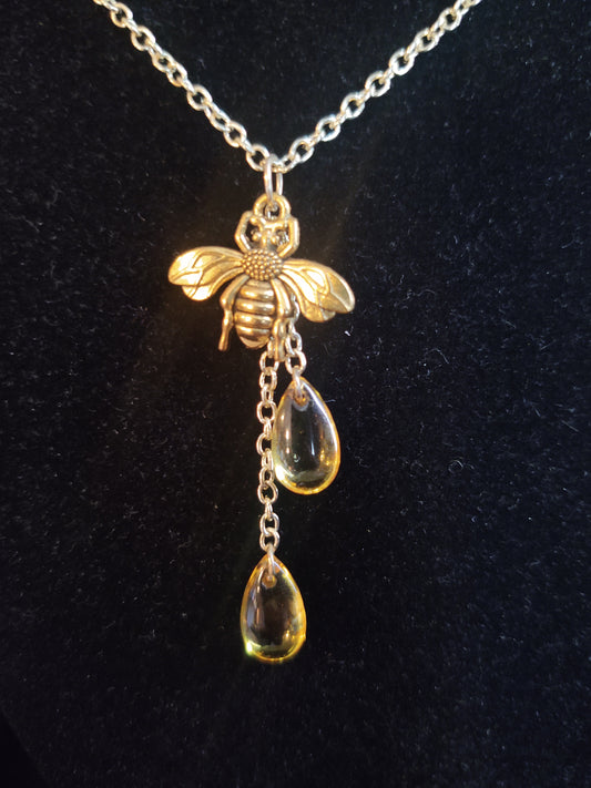 Bee and Honey Necklace