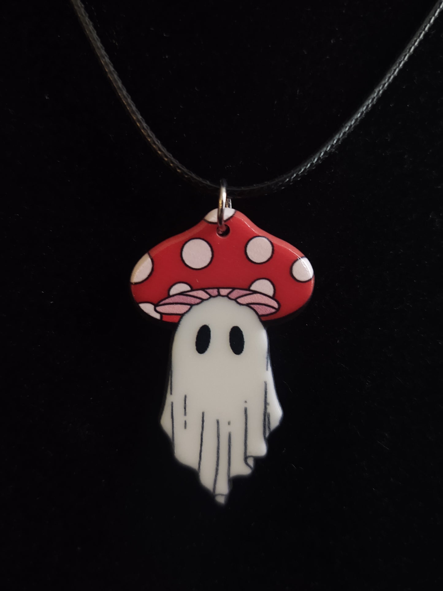 Mushroom Ghost Necklace