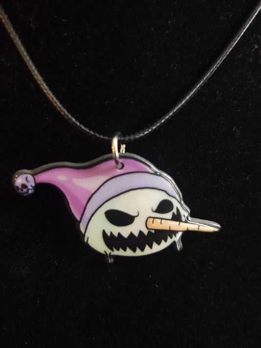 Snowman Necklace