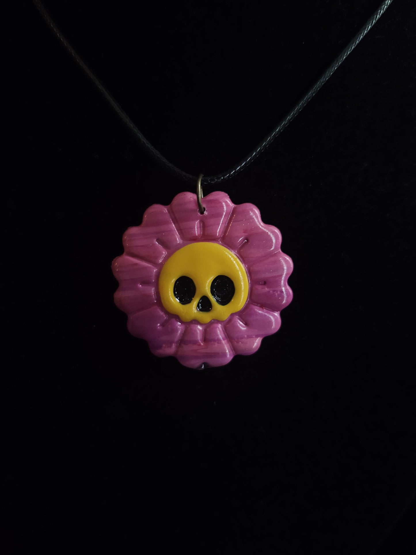 Skull Flower Necklace