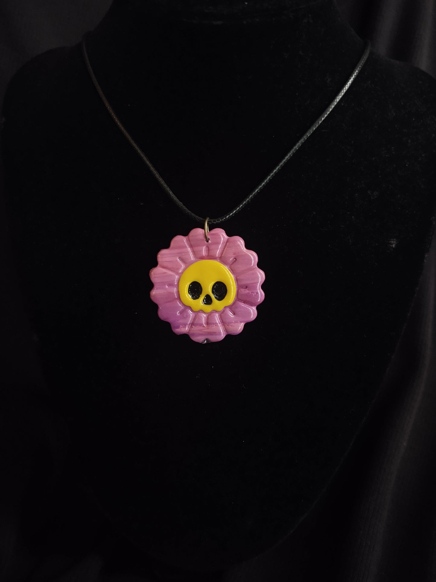 Skull Flower Necklace