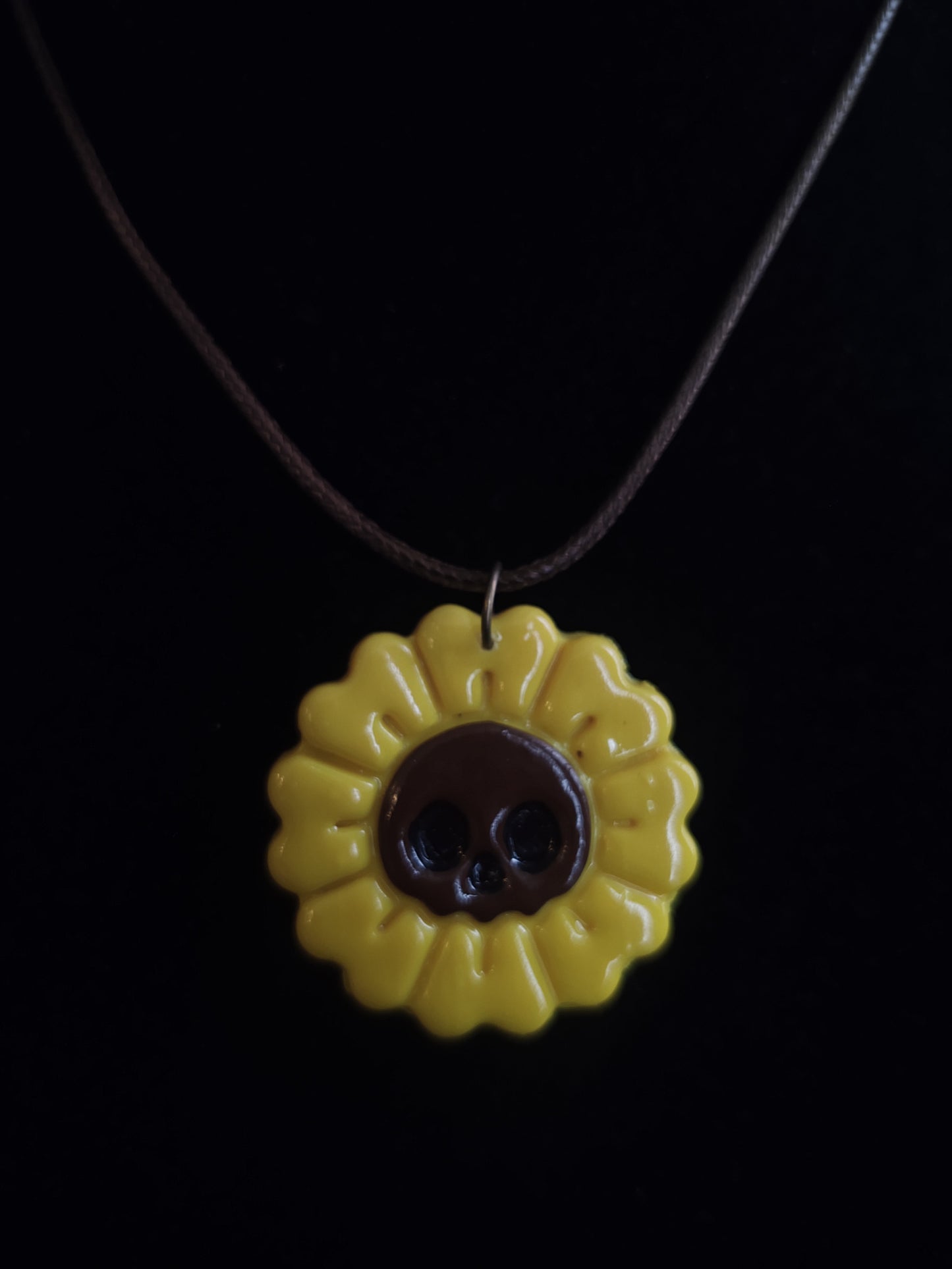 Skull Flower Necklace