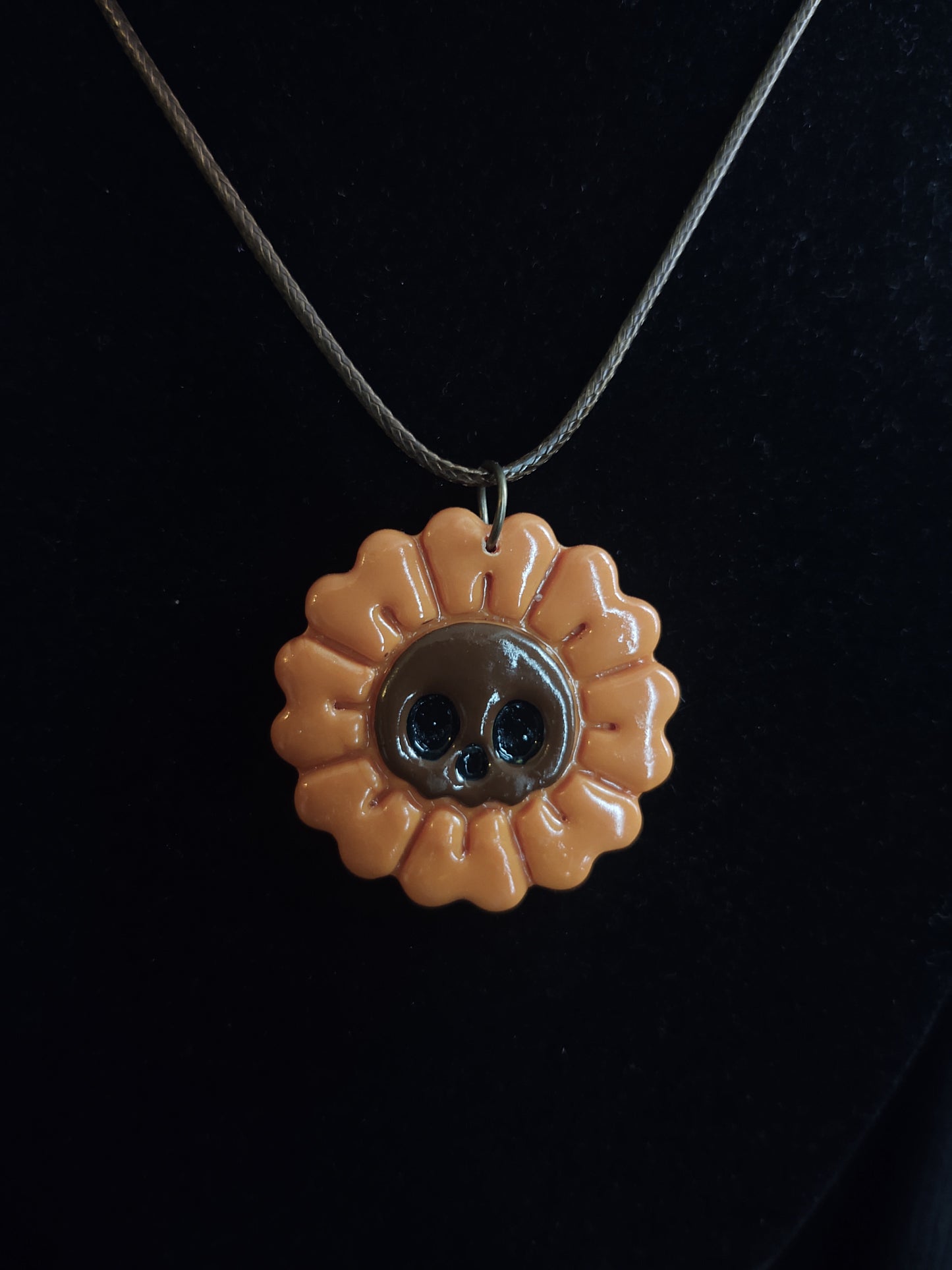 Skull Flower Necklace