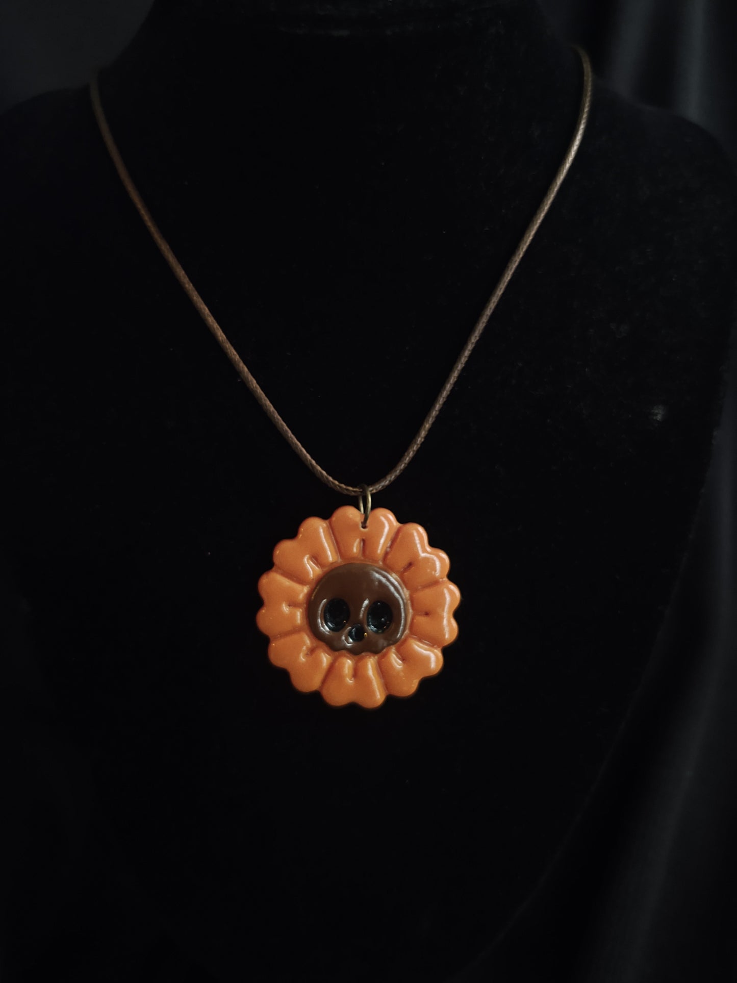Skull Flower Necklace