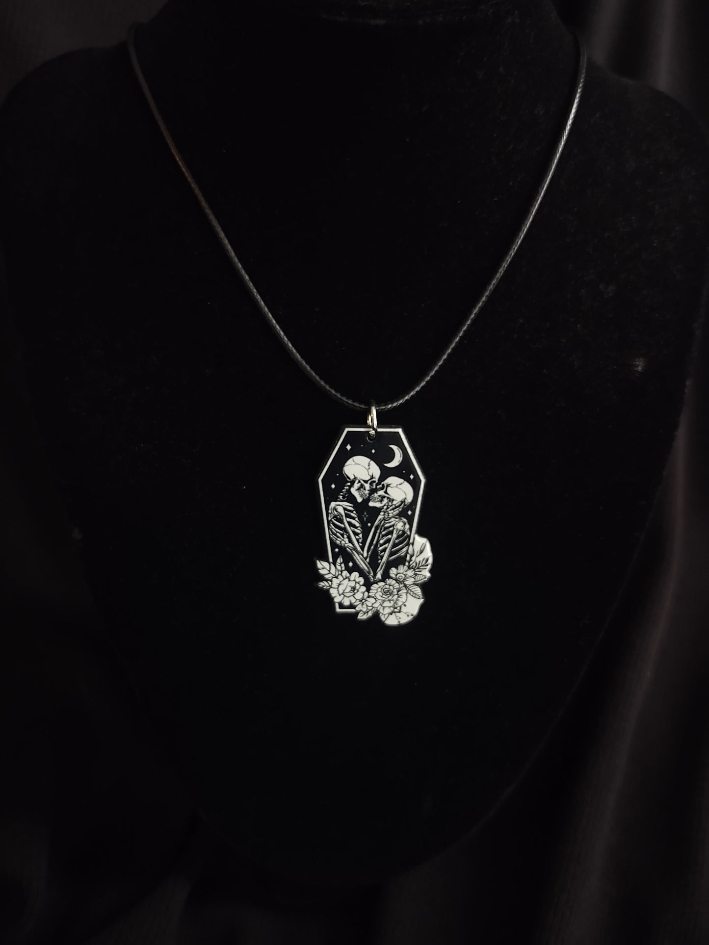 Till Death Coffin Necklace