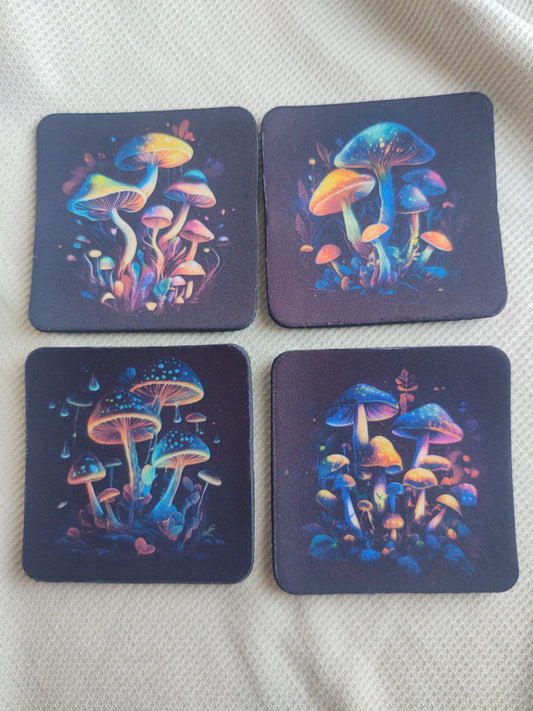 Mushroom Coaster Set