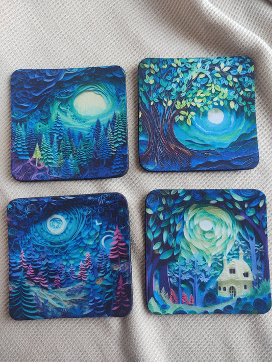 Winter Wonderland Coaster Set