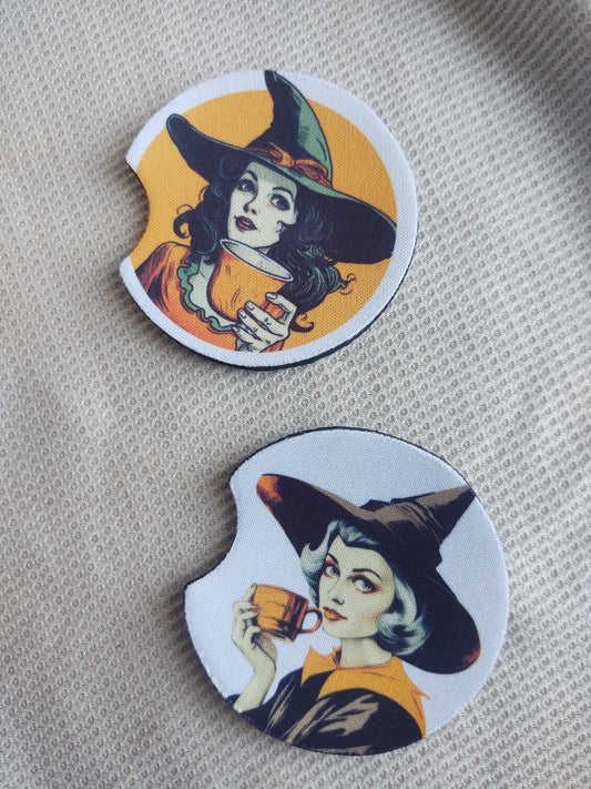 Coffee Queen Car Coaster Set