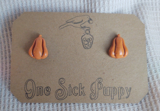 Orange Gourd Stud
