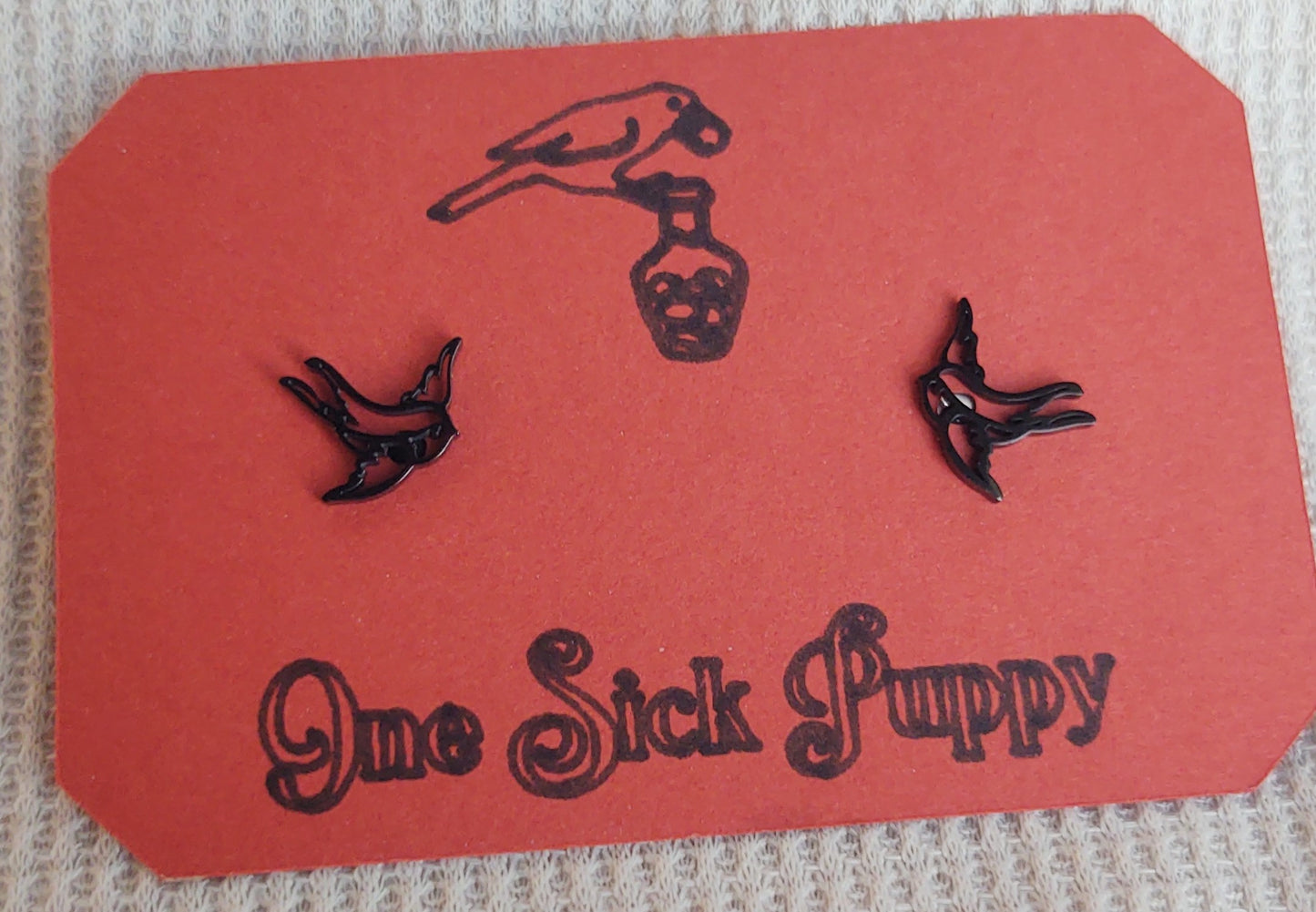 Tattoo Sparrow Studs